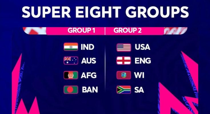 Super Eight Groups T20 World Cup 2024